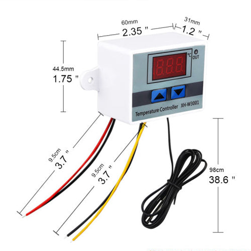 XH-W3001 DC 12V 120W Digital Temperature Controller Thermostat