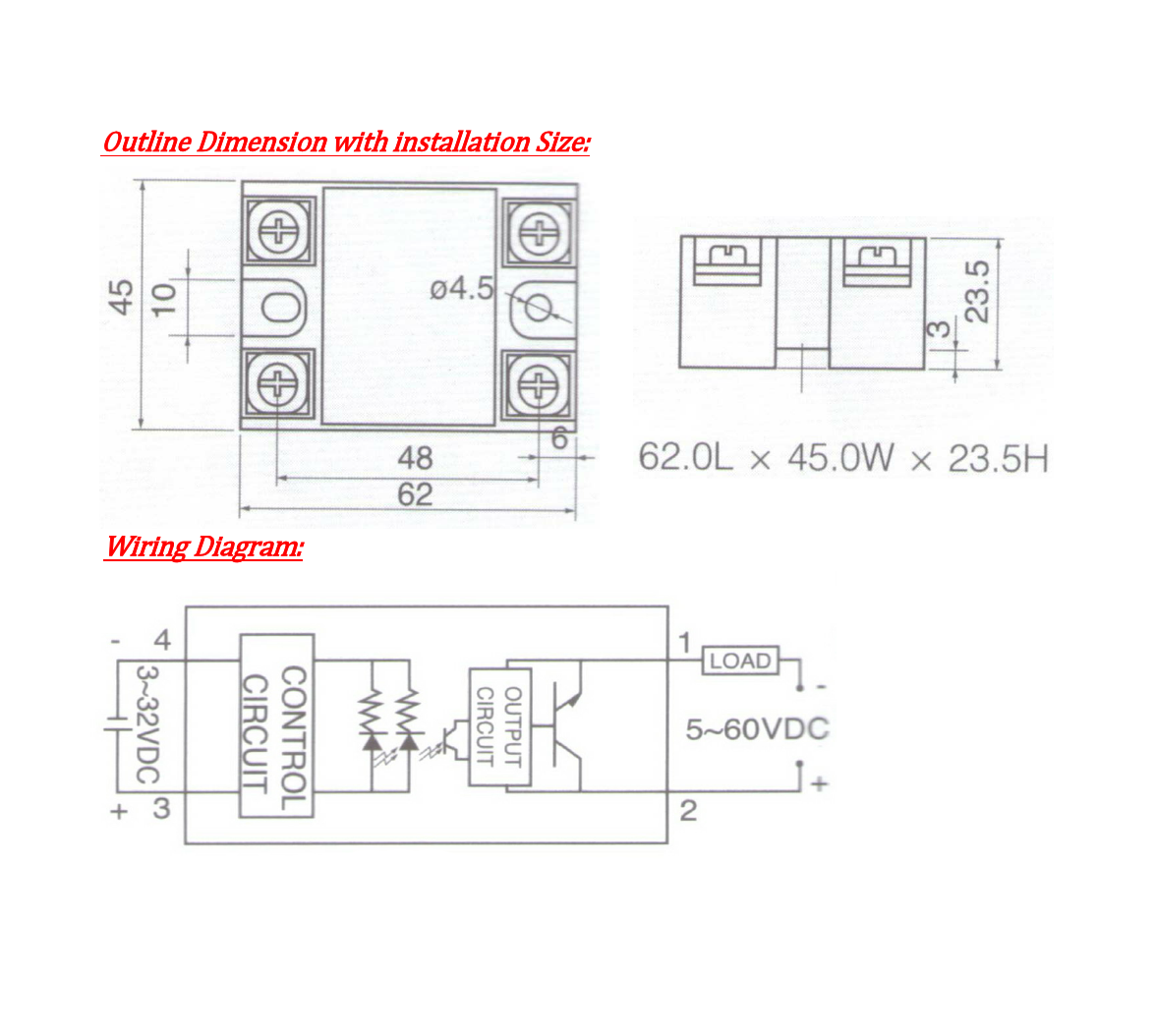 Solid State Relay 40A
